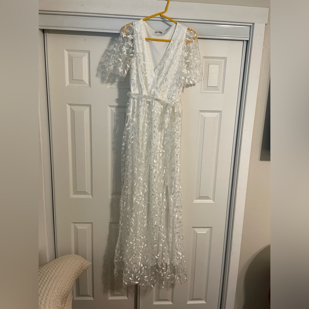 Baltic Born Marseille Embossed Maxi Dress